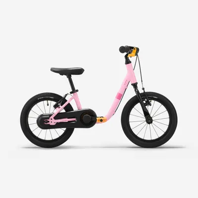 Bicicletă fără pedale 2 în 1 Discover 900 Roz Copii 3-5 ani 14 inch