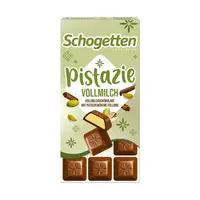 Tableta ciocolata cu lapte cu crema de fistic Schogetten 100 g Engros