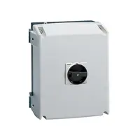 IEC/EN TYPE IP65 Cutie ne metalica cu intrerupator rotativ, tetrapolar. WITH ROTATING BLACK HANDLE, 160A