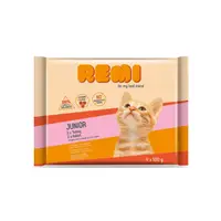 Hrana umeda pentru pisici juniori Remi Curcan/Iepure 4x100gr