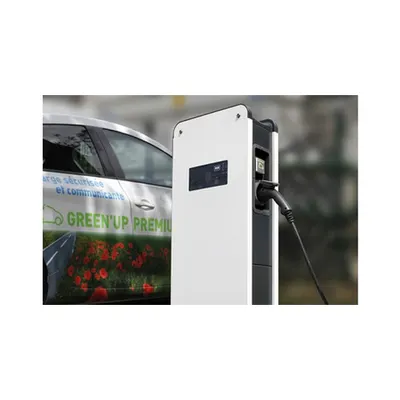 verde'up Premium metal statie incarcare autoTransformator monofazata - IP55 - IK10 - mode 2 and 3 - 7,4 kW - 32 A - pentru 2 vehicles