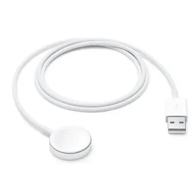 Incarcator magnetic pentru Apple Watch MW6A3ZM/A, 1m (Alb)