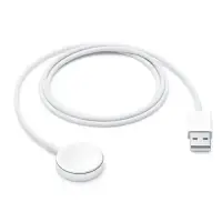 Incarcator magnetic pentru Apple Watch MW6A3ZM/A, 1m (Alb)