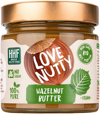 Tahini cu alune fără zahăr adăugat, 240 g, Love Nutty