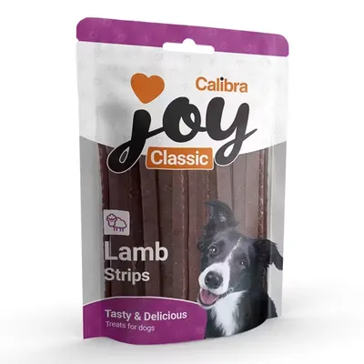 Recompense caini, Calibra Joy Dog Classic Lamb Strips, 80 g