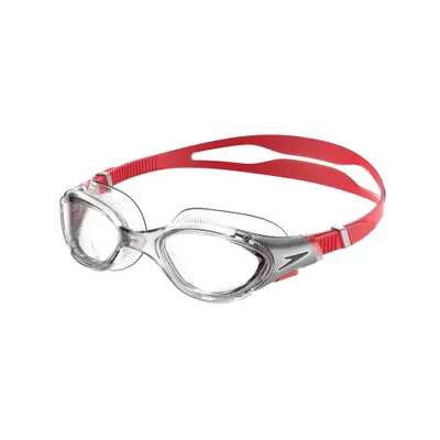 Ochelari inot adulti Speedo Biofuse Mirror 2.0 transparent/rosu