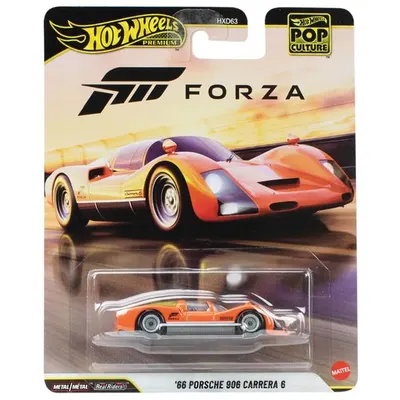 Masina metalica, Hot Wheels Premium, Pop Culture, 66 Porsche 906 Carrera 6, JHW97