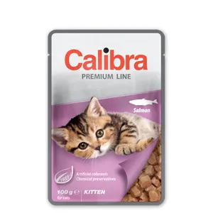 Calibra Cat Pouch Premium Kitten Salmon 100 g