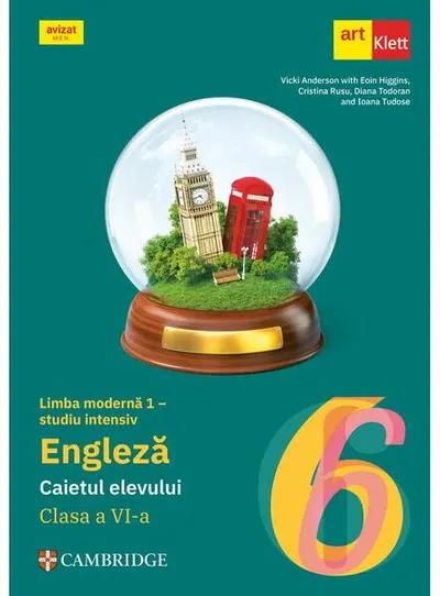Limba engleză (studiu intensiv). Clasa a VI-a. Caiet de lucru (Workbook - Eyes Open 2) - Paperback brosat - Cristina Rusu, Diana Todoran, Eoin Higgins, Ioana Tudose, Vicki Anderson