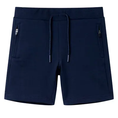 Pantaloni scurți pentru copii, bleumarin, 128