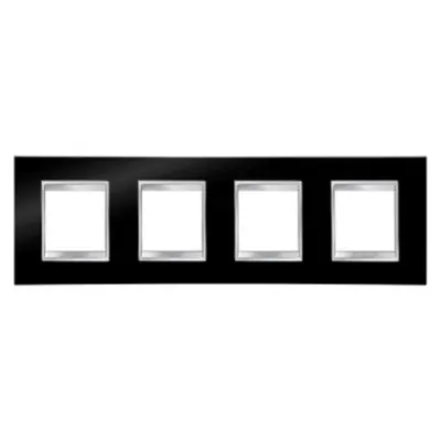 Placa ornament CProiector HORUS LUX international - IN TECHNOPOLYMER - 2+2+2+2 modul HORIZONTAL - TONER BLACK - CProiector HORUS