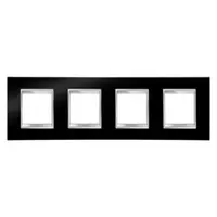 Placa ornament CProiector HORUS LUX international - IN TECHNOPOLYMER - 2+2+2+2 modul HORIZONTAL - TONER BLACK - CProiector HORUS