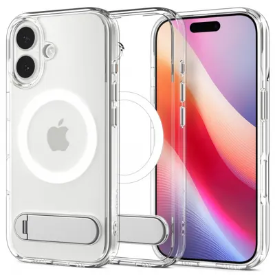 Husa MagSafe pentru Apple iPhone 17, Spigen, Ultra Hybrid S, Transparenta ACS09981