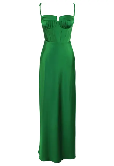 Rochie Camelia - Verde smarald