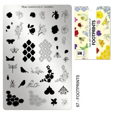 Matrita pentru stampila nr 67 - Footprints