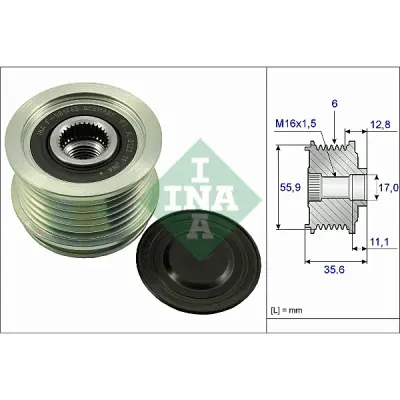 Sistem roata libera, generator INA 535 0041 10
