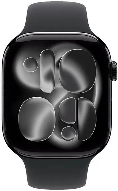 Smartwatch Apple - Watch S11 GPS, 42 mm, S/M, Jet Black Aluminium/Black