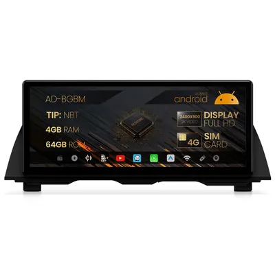 Navigatie BMW Seria 5 GT F07 (2013-2016), Varianta NBT, Android 13, BM-Octacore 4GB RAM + 64GB ROM, 12.3 Inch - AD-BGBM12004NB+AD-BGRKITBM008