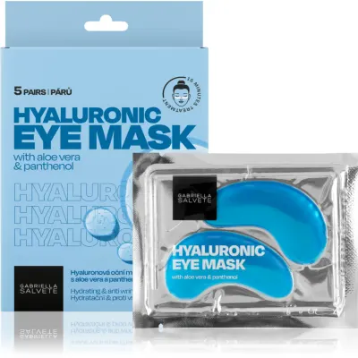 Gabriella Salvete Eye Mask Hyaluron masca pentru ochi impotriva ridurilor, cearcanelor si a foliculilor 5 buc