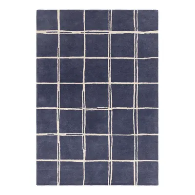 Covor albastru țesut manual din lână 160x230 cm – Asiatic Carpets