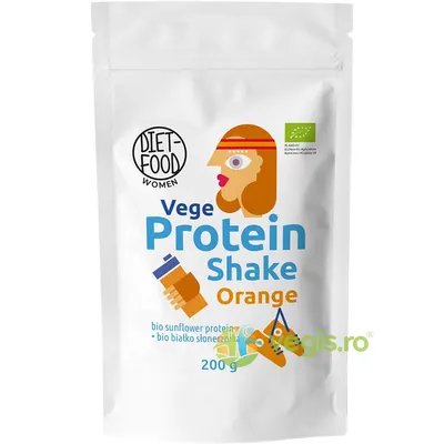 Shake Proteic cu Aroma de Portocale Ecologic/Bio 200g