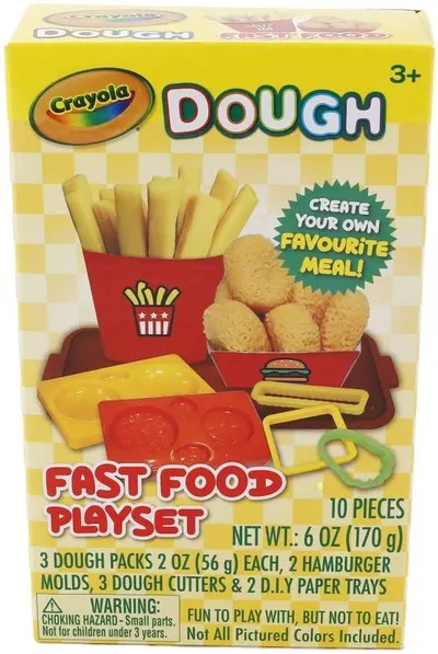 Trusă creativă Crayola - Fast Food Playset