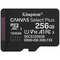 Card Memorie microSDXC Kingston Canvas Select Plus Android A1, 256Gb, Clasa 10 / UHS-1 U1 SDCS3/256GBSP