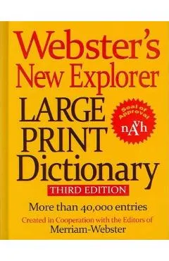 Webster's New Explorer Large Print Dictionary