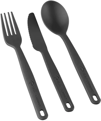 Set de tacâmuri Sea to Summit - 3 bucăți, 0,031 kg, negru