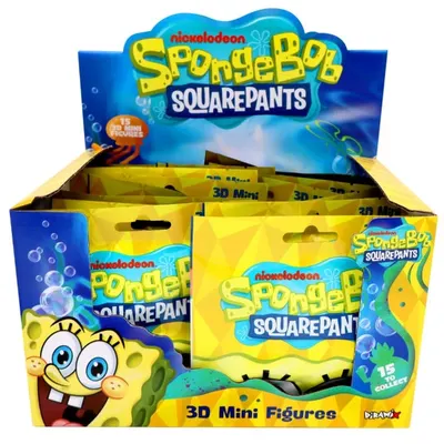 Figurină surpriză SpongeBob - 3D Mini Figures, 5 cm, sortiment