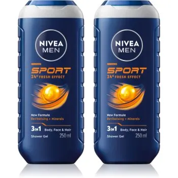 NIVEA MEN Sport Gel de duș pentru bărbați ambalaj economic