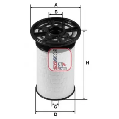 Filtru combustibil SOFIMA S 6076 NE