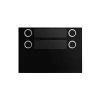 Rama neagra ALPHA cu 4 butoane (2x2)