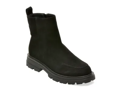 Ghete GRYXX negre, 2823, din piele intoarsa