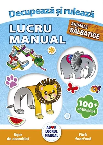 Lucru manual - Animale sălbatice - Paperback - Agnieszka Niedzwiadek