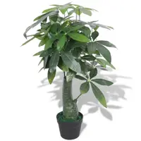 Gossi planta artificiala arborele norocos cu ghiveci, 85 cm, verde