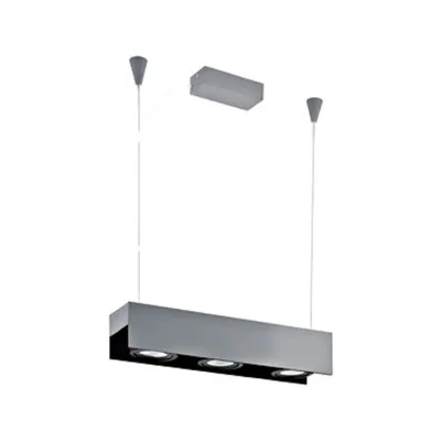 Vidago Pro DALI dimmable 3x9W 3000K silver /black IP20