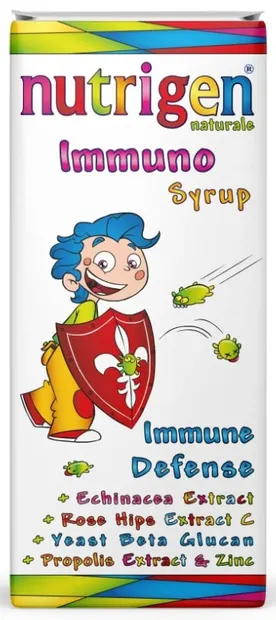 Sirop Immuno pentru imunitate puternică, 150 ml, Nutrigen