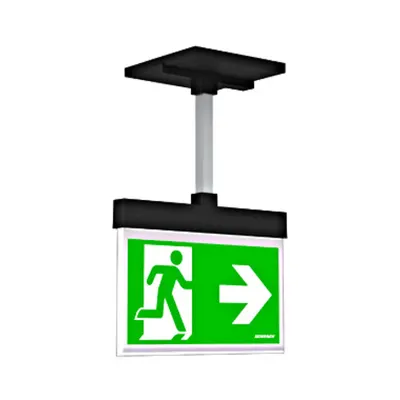 C.il. Siguranta AI antracit, LED, incastrat suspendat