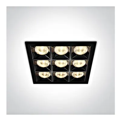 Tito LED 36W 2880lm 3000K 38° 220-240V IP20 negru