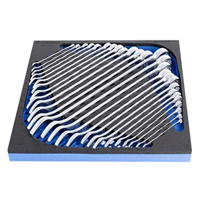 Set de chei combinte lungi in suport de plastic
