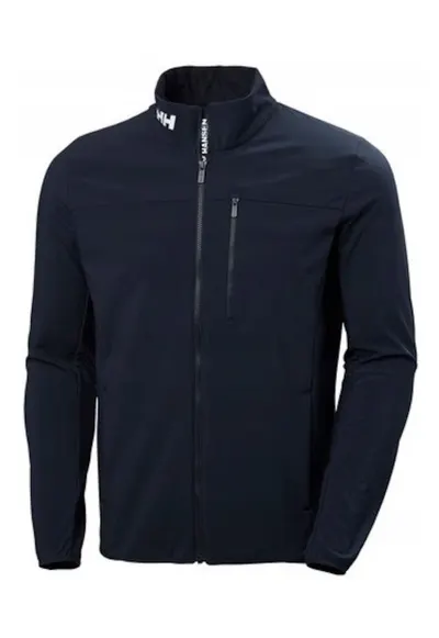 Jacheta barbati Crew Softshell 2.0 - impermeabila - captusita - bleumarin - material elastic