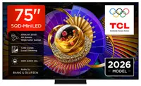 Smart televizor TCL - 75C7L, 75'', SQD-Mini LED, 4K, 144Hz native/288Hz VRR Game Accelerator, Bang & Olufsen 60W, negru