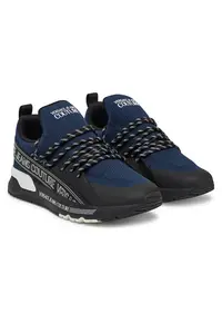 Tenisi barbati negru - bleumarin - textil