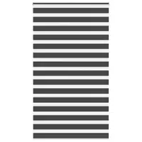 Gossi jaluzea tip zebra neagra latime tesatura 130,9 cm poliester