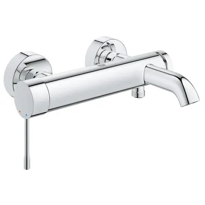 Baterie cada Grohe New Essence 33624001, monocomanda, 1/2, cartus ceramic, limitator temperatura, protectie reflux, aerator, Crom