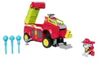 Jucărie pentru copii Spin Master Paw Patrol - Dino Rescue, mașina de pompieri a lui Marshall cu figurină