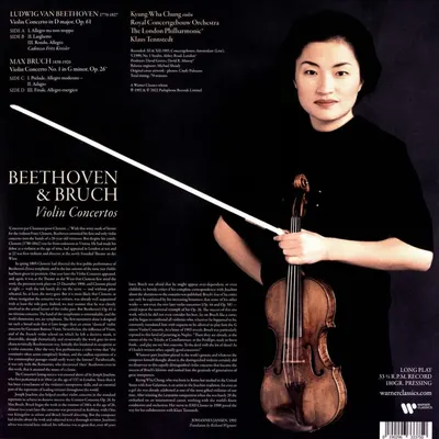 Beethoven: Violinkonzert / Bruch: Violinkonzert No. 1 - Vinyl | Royal Concertgebouw Orchestra, Kyung Wha Chung, The London Philharmonic