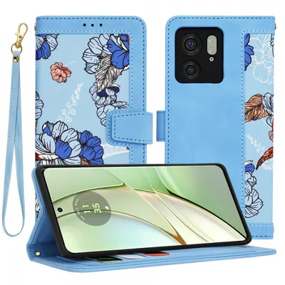 Husa pentru Motorola Edge (2023) / Edge 40, Techsuit, FlipCraft, Bleu