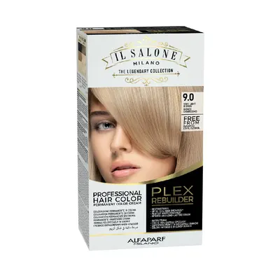 Vopsea permanenta Plex Rebuilder Nr. 9.0 Very Light Blonde, 100ml, Il Salone Milano